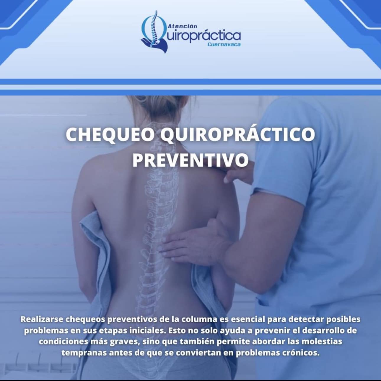 Chequeo quiropráctico preventivo
