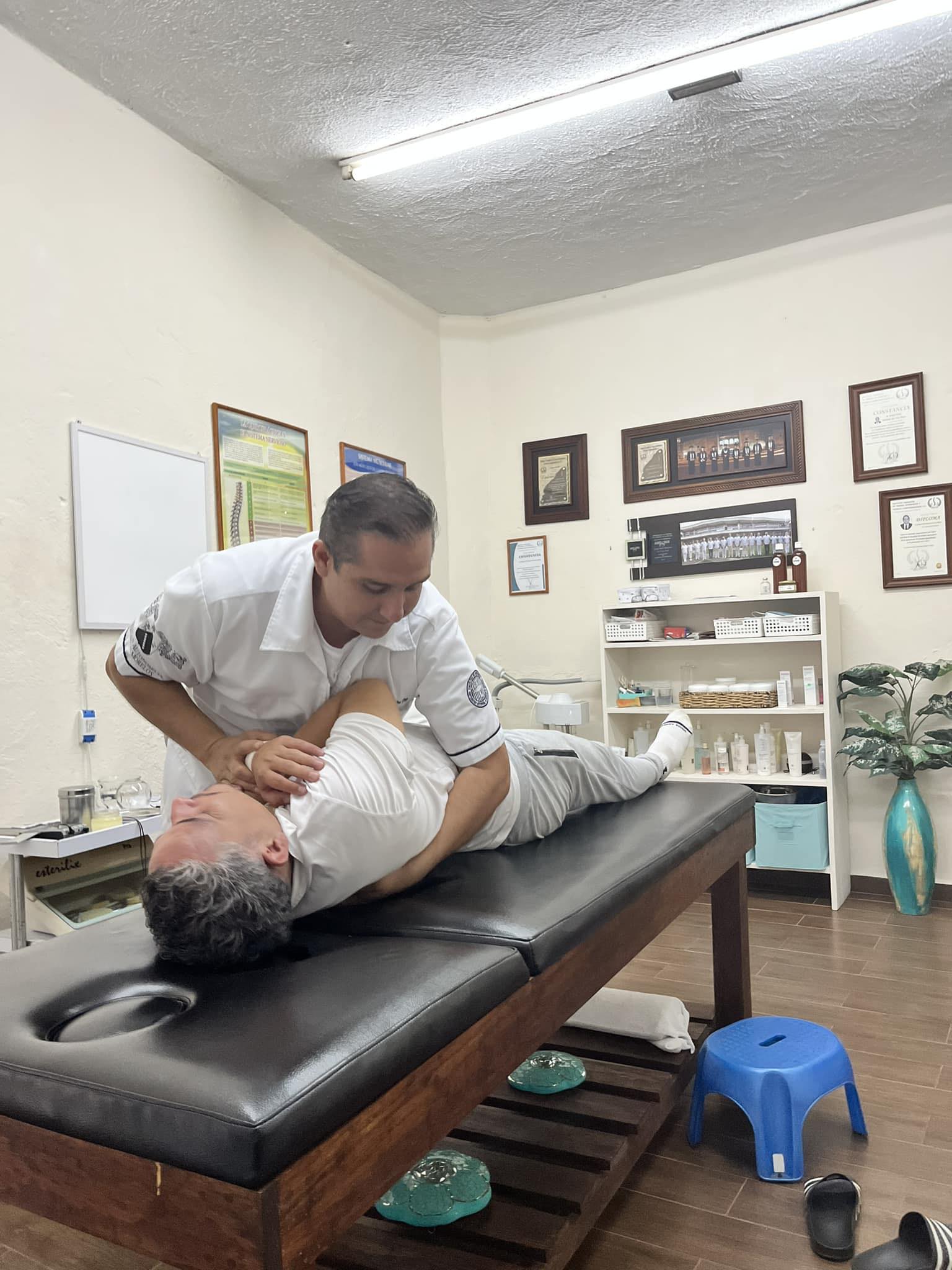 Sesión quiropráctica